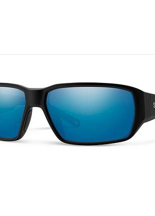 Окуляри сонцезахисні smith optics hookset matte black blue mirror (20676800362qg)