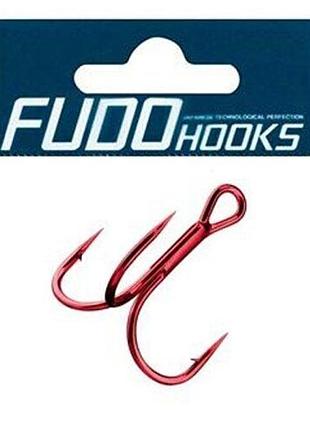 Трійник fudo treble rt-41 red 6 (1шт) (fhrd22146)