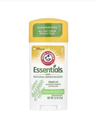 Arm&amp;hammer, essentials, з натуральними дезодорувальними компонентами