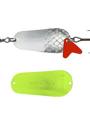 Блешня cormoran cora-z 67mm 30g #silver/chartreuse (50-860330)
