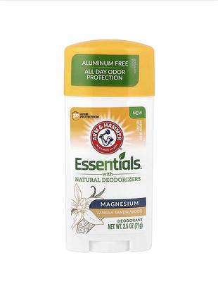 Arm&hammer, essentials, з натуральними дезодорувальними компонентами