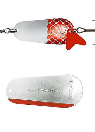 Блешня cormoran cora-z 67mm 30g #silver/red scales (50-861030)