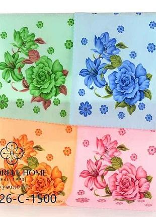 Полотенце 25*50 микрофибра арт.519-26 тм colorfulhome
