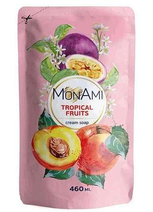 Мыло жидкое 460мл дом-пак tropical fruits тм monami