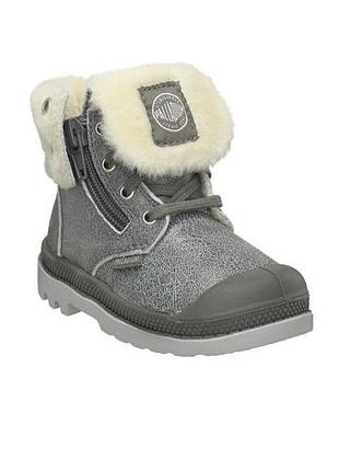 Детские зимние ботинки palladium baggy leather