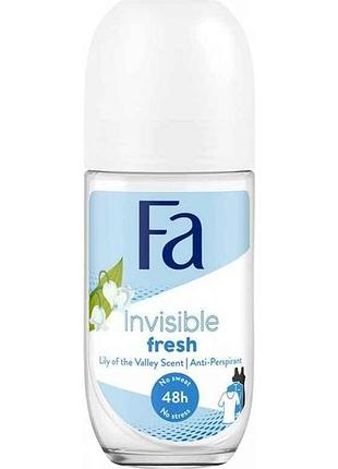 Антиперспірант-ролик invisible fresh з ароматом конвалії 50мл тм fa