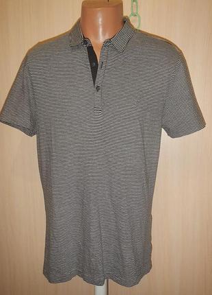 Футболка-поло allsaints p.m бавовна