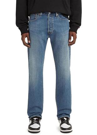 Оригінальні джинси levis 501 original fit jeans medium indigo