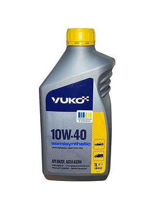 Масло моторное полусинтетическое semisynthetic 10w-40 api sn/cf 1л тм yuko