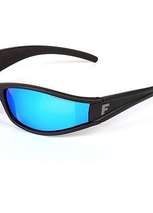 Окуляри fladen polarized sunglasses matt black blue lens (23-0134)