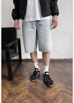 Чоловічі джинсові шорти bershka baggy