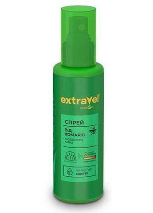 Спрей от комаров classic 100мл тм extravel