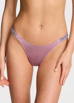Трусики стрінги victoria’s secret з камінцями гладкі жіночі, розмір s