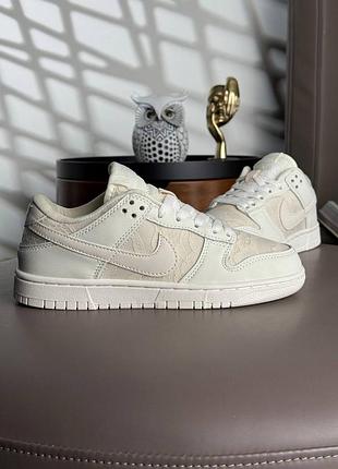 Жіночі кросівки nike dunk low lace pack soft pearl