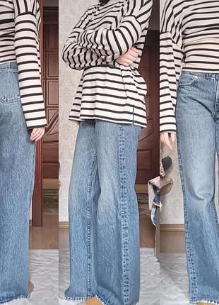 Джинси zara з високою посадкою .
