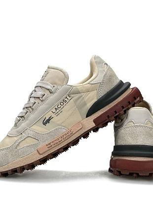 Жіночі кросівки lacoste elite active beige