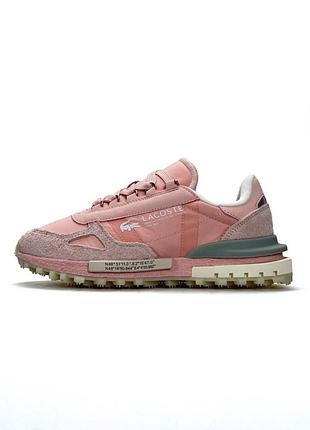 Жіночі кросівки lacoste elite active pink
