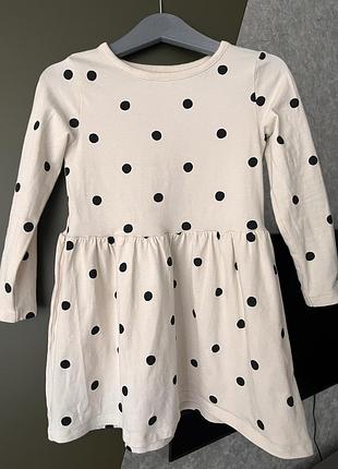 Сукня в горошок h&m 3 роки 98 см