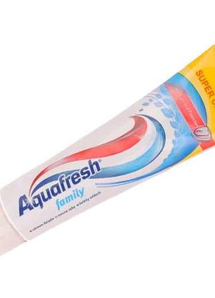 Зубна паста 100 мл (освіжаюча мятна) без коробки тм aquafresh