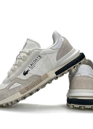 Жіночі кросівки lacoste elite active white beige