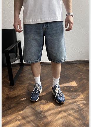 Чоловічі джинсові шорти zara baggy