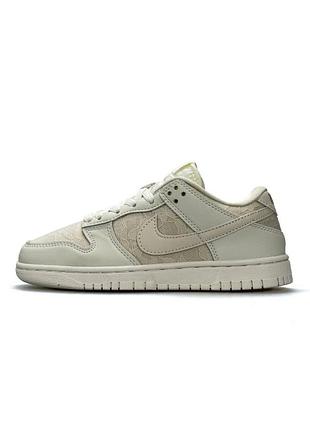 Жіночі кросівки nike dunk low lace pack soft pearl