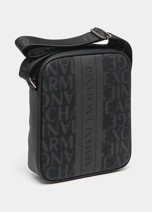 Мужская сумка через плечо armani exchange, сумка через плечо армани, мужская борсетка армани