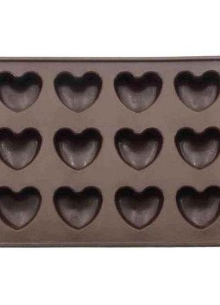 Форма для шоколада прямоугольная 10x21,5x2см силикон 10256 chef choco тм lessner