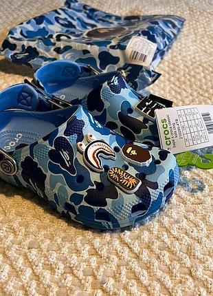 Бейп x crocs/кроксы бейп/кроксы мужские/кроксы женские