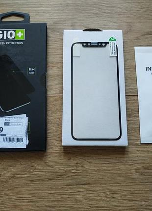 Гнучке захисне скло gio+ для iphone x xs 10 пленка стекло на айфон (чохол)