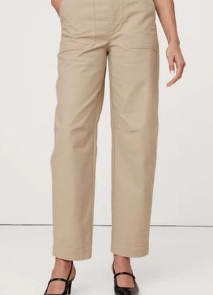 Штани бавовняні banana republic sloan бежевий р.m/l