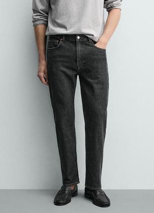 Джинси zara 19841 charcoal