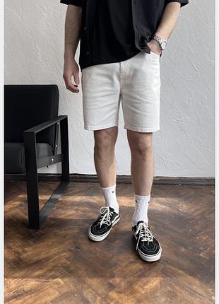 Чоловічі джинсові шорти zara regular