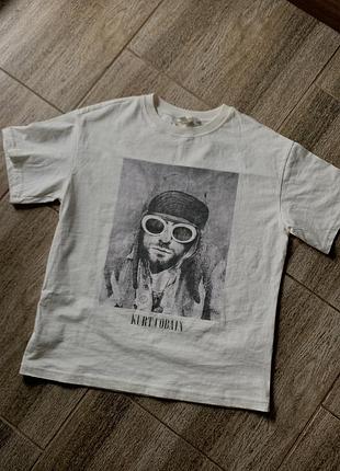 Нова біла оверсайз футболка h&m унісекс