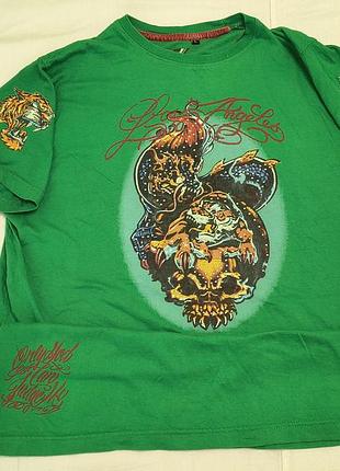 Vintage gbg- only god can judge me -los angeles cotton y2k - футболка стильный редкостный хлопок - l, унисекс