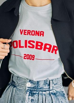 Фірмова стильна футболка tela verona polisbar 2009