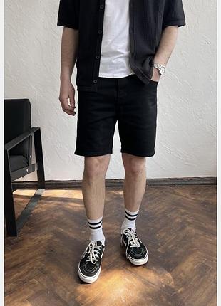 New !!! чоловічі джинсові шорти zara regular