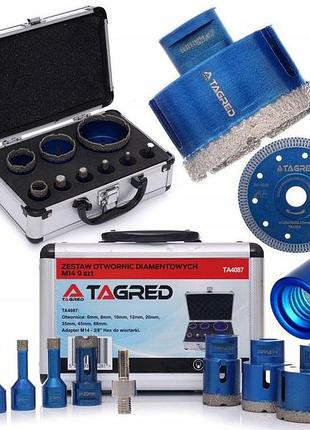 Кольцевые алмазные коронки tagred ta4087