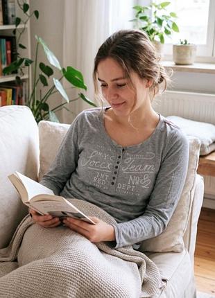 Лонгслив soccx henley, хлопковый, нитевичка