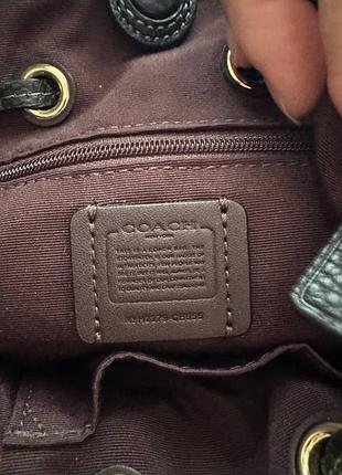 Сумка coach чорна 7