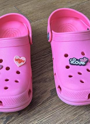 Crocs сабо для дівчинки ориг. р.m2w4/ 31-32/20 см.