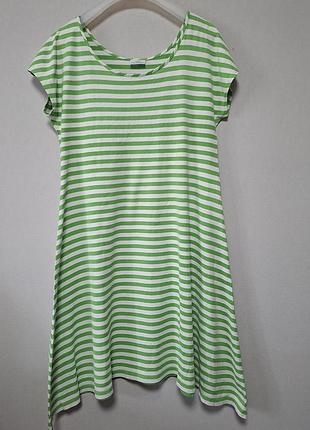 Платье в полоску от бренда marimekko,размер l