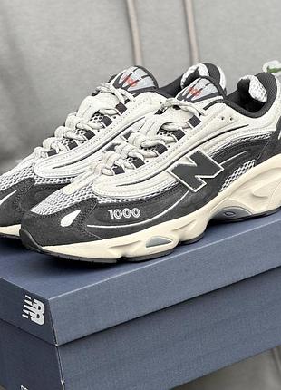 Чоловічі кросівки світлі легкі зручні new balance 1000