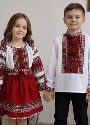 Вышиванки парные для детей (просхание уточнять наличие размеров)