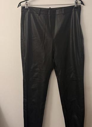 Шкіряні легінси брюки zara