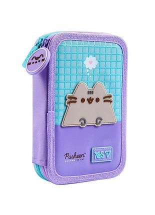 Пенал жесткий yes двойной hp-01 pusheen summer (533712)