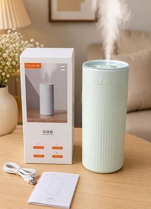 Ультразвуковой увлажнитель воздуха jisulife m18 с двойным распылением, led-подсветкой и usb