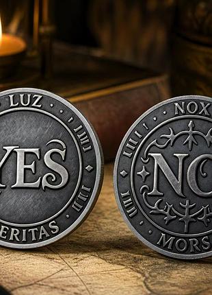 Монета сувенирная "yes no" (цвет - серый) арт. 08896