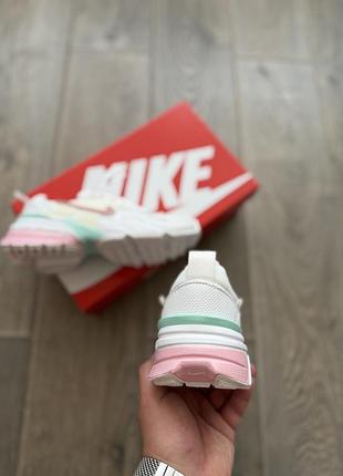 Nike v2k runtekk white pink mint