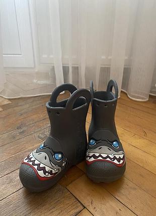 Дитячі гумові чобітки crocs
